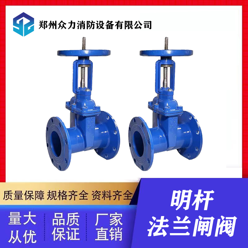 明桿法蘭閘閥