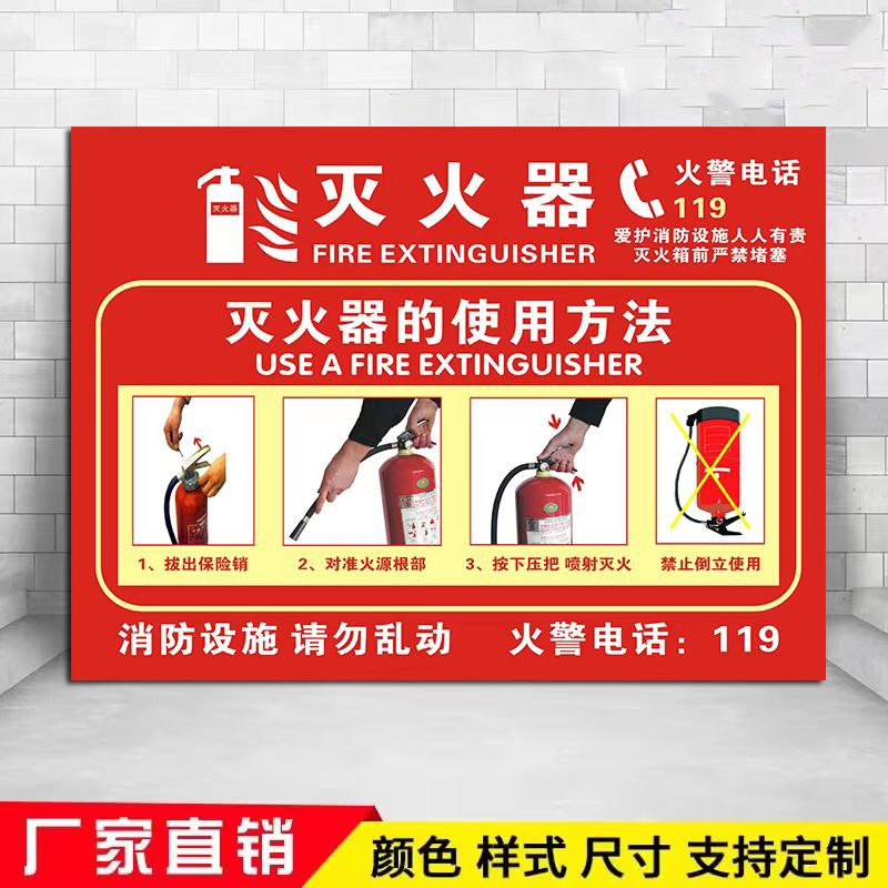 滅火器使用方法